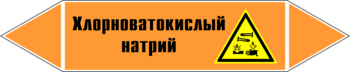 Маркировка трубопровода "хлорноватокислый натрий" (k10, пленка, 358х74 мм)" - Маркировка трубопроводов - Маркировки трубопроводов "КИСЛОТА" - Магазин охраны труда ohranatruda-shop.ru