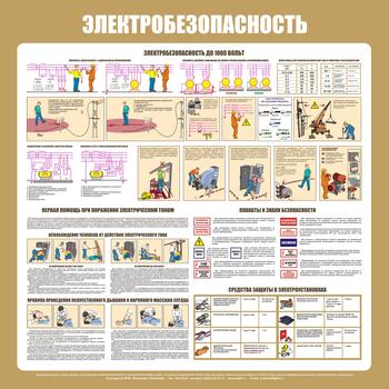 С21 Стенд электробезопасность (1000х1000 мм, пластик ПВХ 3мм, Прямая печать на пластик) - Стенды - Стенды по электробезопасности - Магазин охраны труда ohranatruda-shop.ru